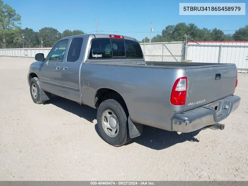 5TBRU34186S458979 2006 Toyota Tundra Sr5