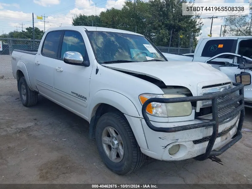 2006 Toyota Tundra Double Cab Sr5 VIN: 5TBDT44196S508338 Lot: 40462675