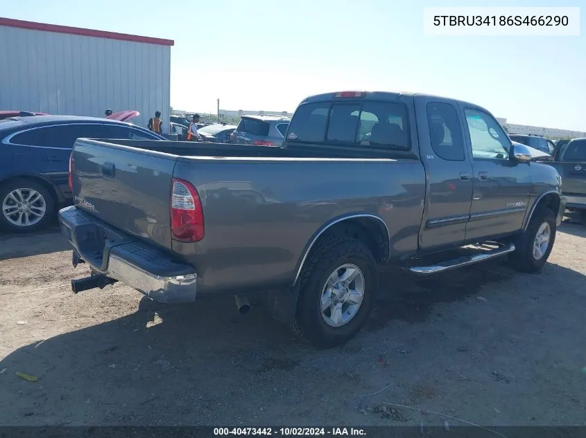 5TBRU34186S466290 2006 Toyota Tundra Sr5