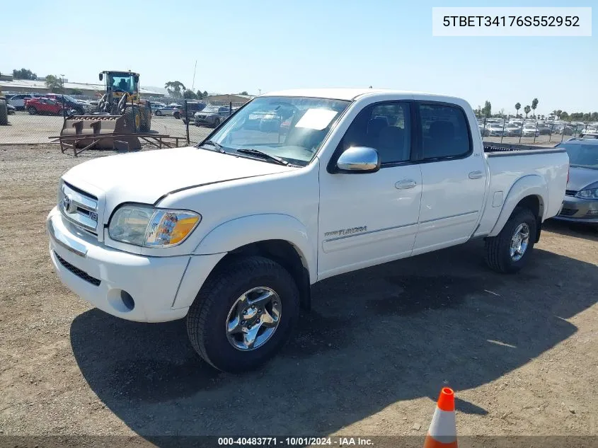 5TBET34176S552952 2006 Toyota Tundra Sr5 V8