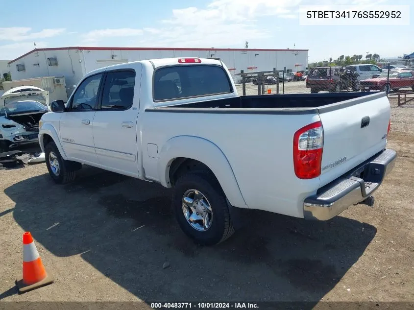 5TBET34176S552952 2006 Toyota Tundra Sr5 V8