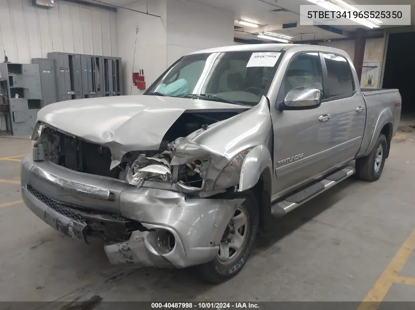 2006 Toyota Tundra Double Cab Sr5 VIN: 5TBET34196S525350 Lot: 40487998