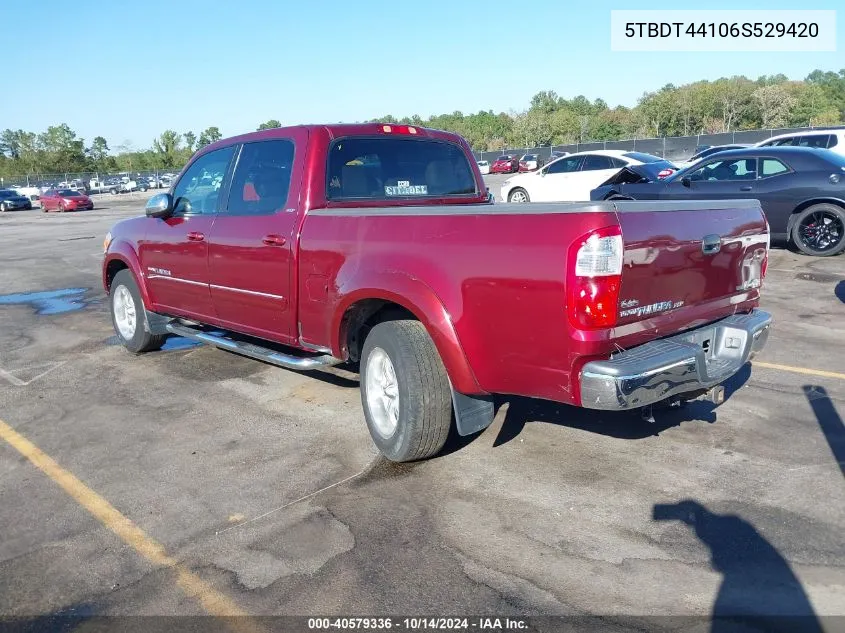 5TBDT44106S529420 2006 Toyota Tundra Sr5 V8