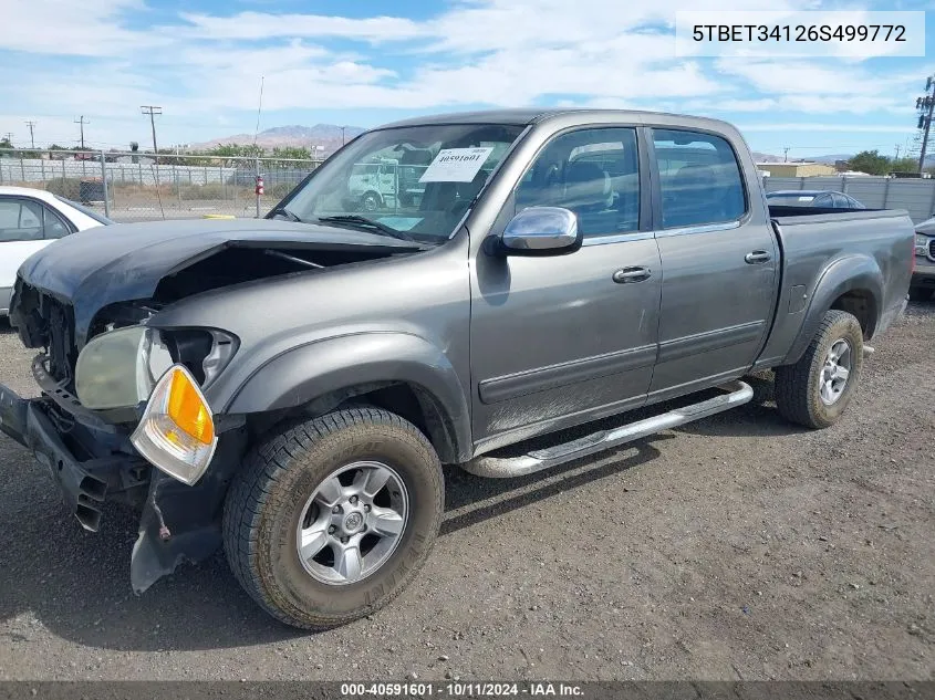 5TBET34126S499772 2006 Toyota Tundra Sr5 V8