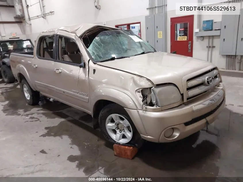 2006 Toyota Tundra Sr5 V8 VIN: 5TBDT44106S529613 Lot: 40596144