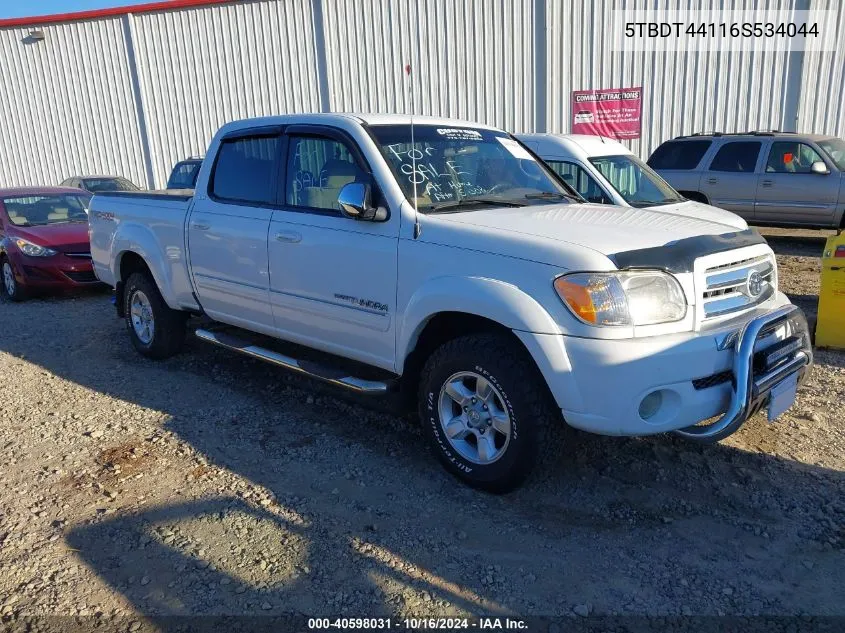 5TBDT44116S534044 2006 Toyota Tundra Sr5 V8