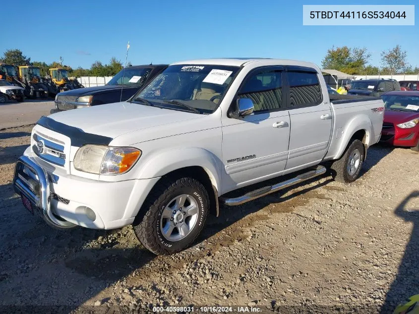 5TBDT44116S534044 2006 Toyota Tundra Sr5 V8