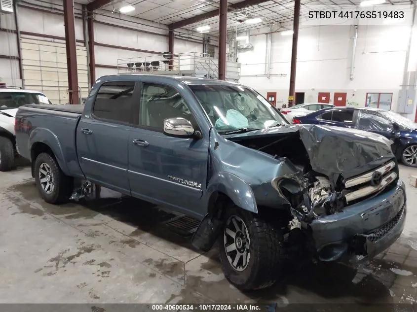 5TBDT44176S519483 2006 Toyota Tundra Sr5 V8