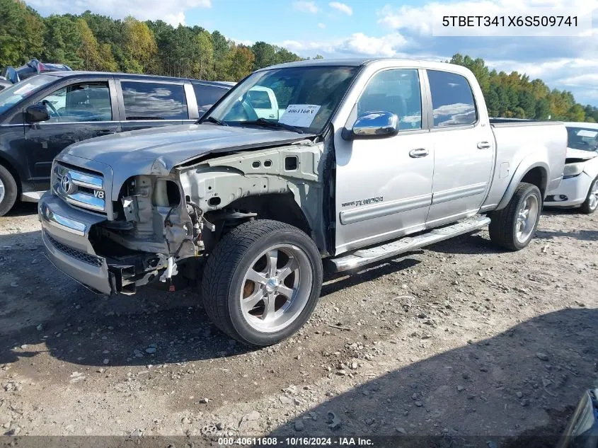 2006 Toyota Tundra Sr5 V8 VIN: 5TBET341X6S509741 Lot: 40611608