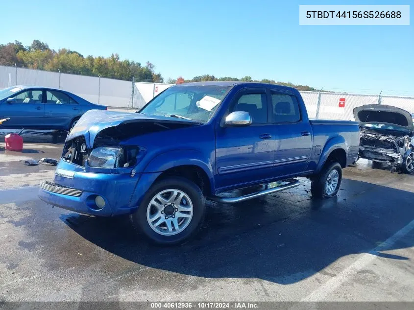 5TBDT44156S526688 2006 Toyota Tundra Double Cab Sr5