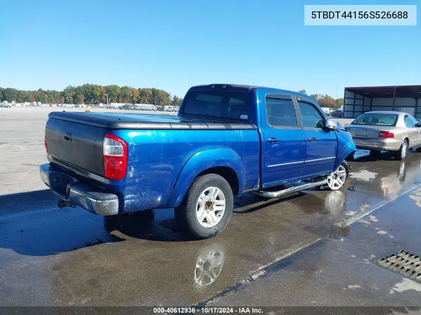 5TBDT44156S526688 2006 Toyota Tundra Double Cab Sr5