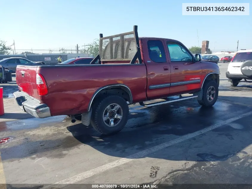 2006 Toyota Tundra Sr5 VIN: 5TBRU34136S462342 Lot: 40750079