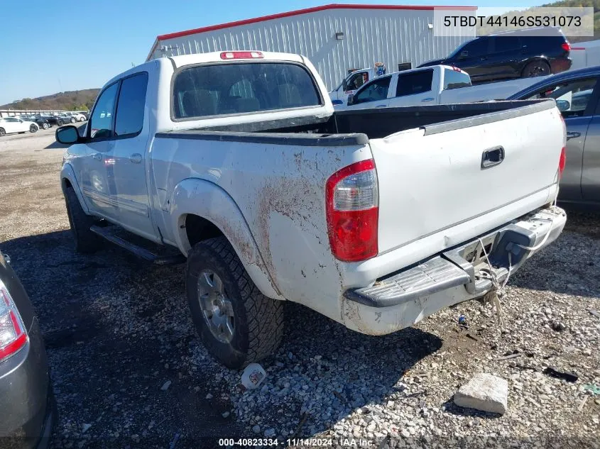 2006 Toyota Tundra Sr5 V8 VIN: 5TBDT44146S531073 Lot: 40823334