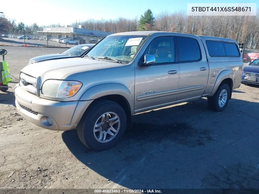 5TBDT441X6S548671 2006 Toyota Tundra Sr5 V8