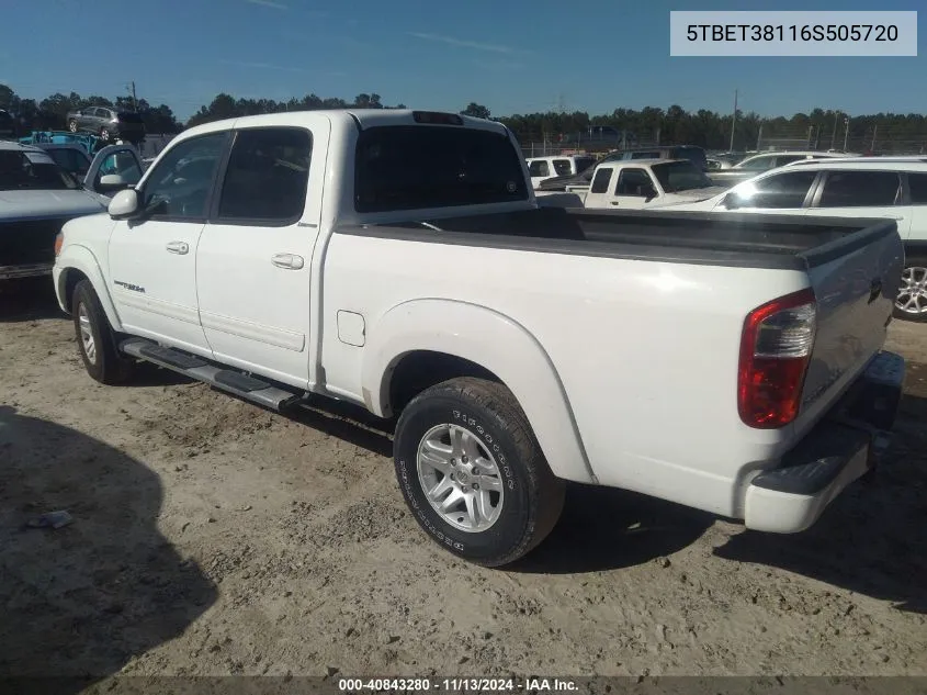 5TBET38116S505720 2006 Toyota Tundra Limited V8