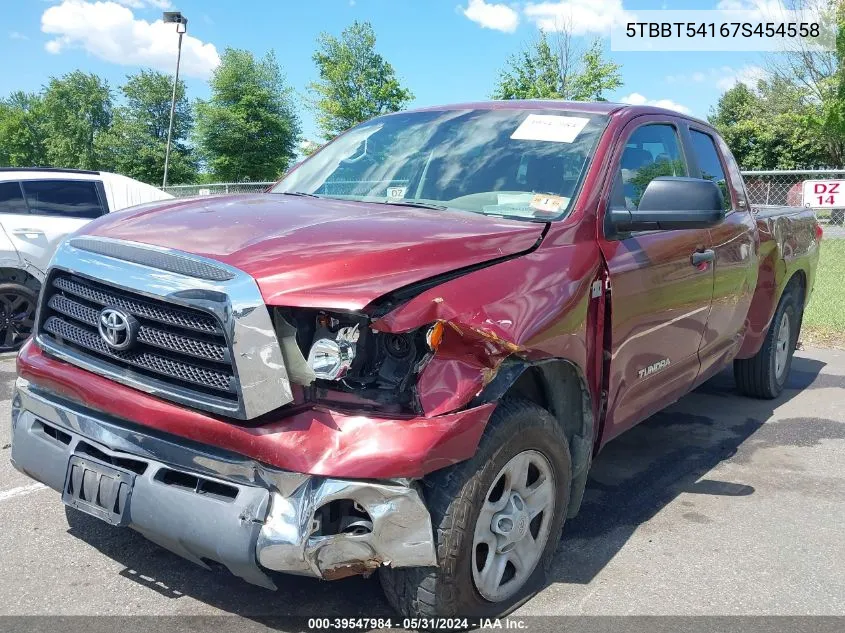 5TBBT54167S454558 2007 Toyota Tundra Sr5 4.7L V8