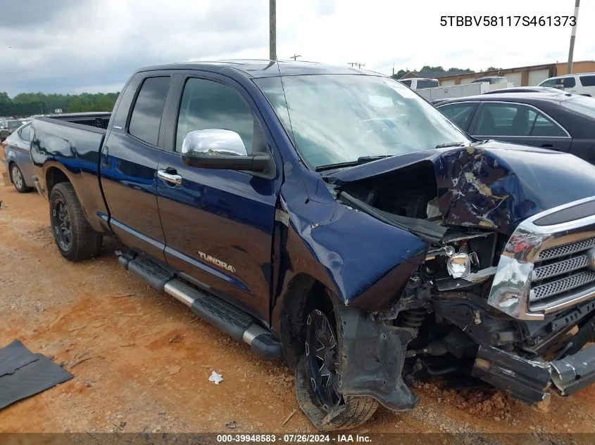 5TBBV58117S461373 2007 Toyota Tundra Limited 5.7L V8