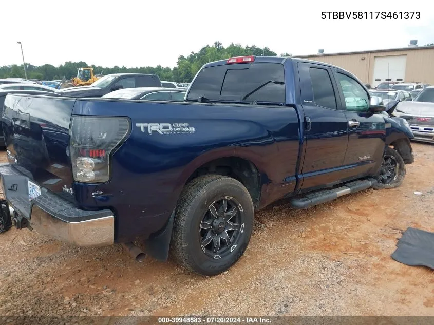 2007 Toyota Tundra Limited 5.7L V8 VIN: 5TBBV58117S461373 Lot: 39948583