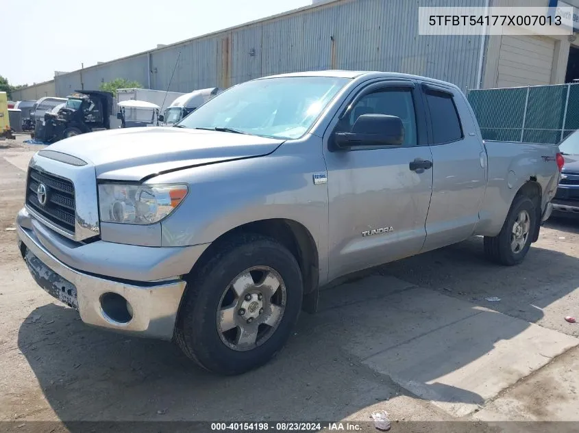 2007 Toyota Tundra Sr5 4.7L V8 VIN: 5TFBT54177X007013 Lot: 40154198