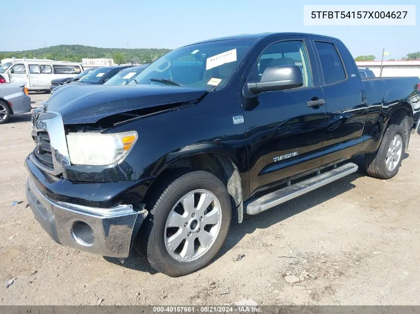 2007 Toyota Tundra Sr5 4.7L V8 VIN: 5TFBT54157X004627 Lot: 40157661