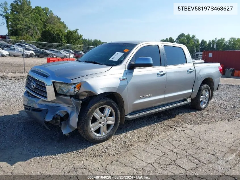 5TBEV58197S463627 2007 Toyota Tundra Limited 5.7L V8