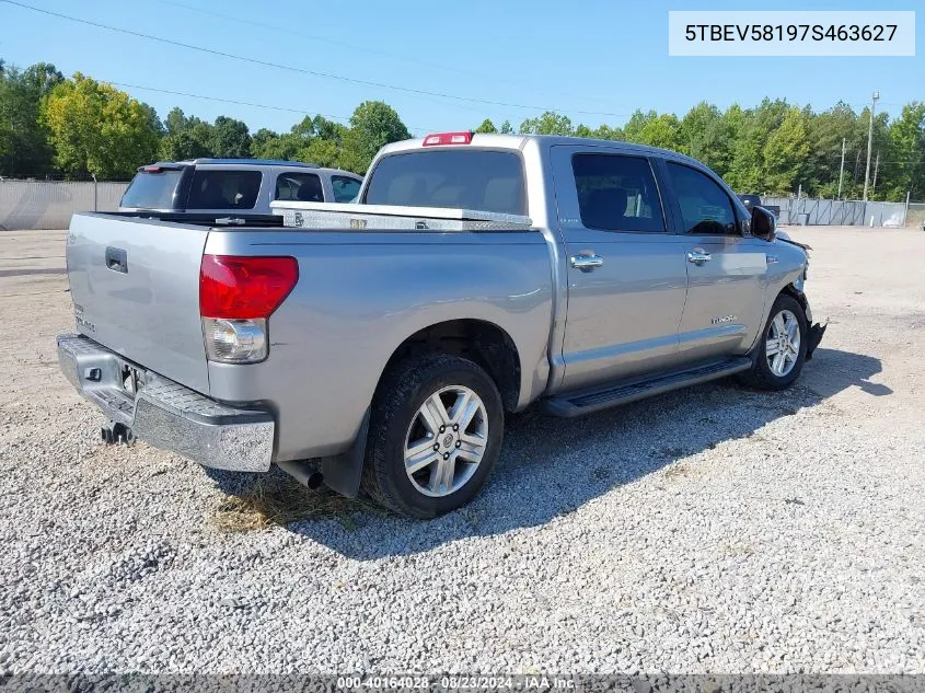 5TBEV58197S463627 2007 Toyota Tundra Limited 5.7L V8