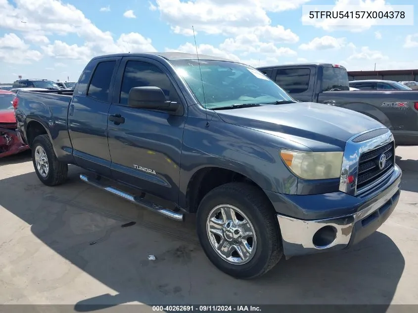 2007 Toyota Tundra Sr5 V6 VIN: 5TFRU54157X004378 Lot: 40262691