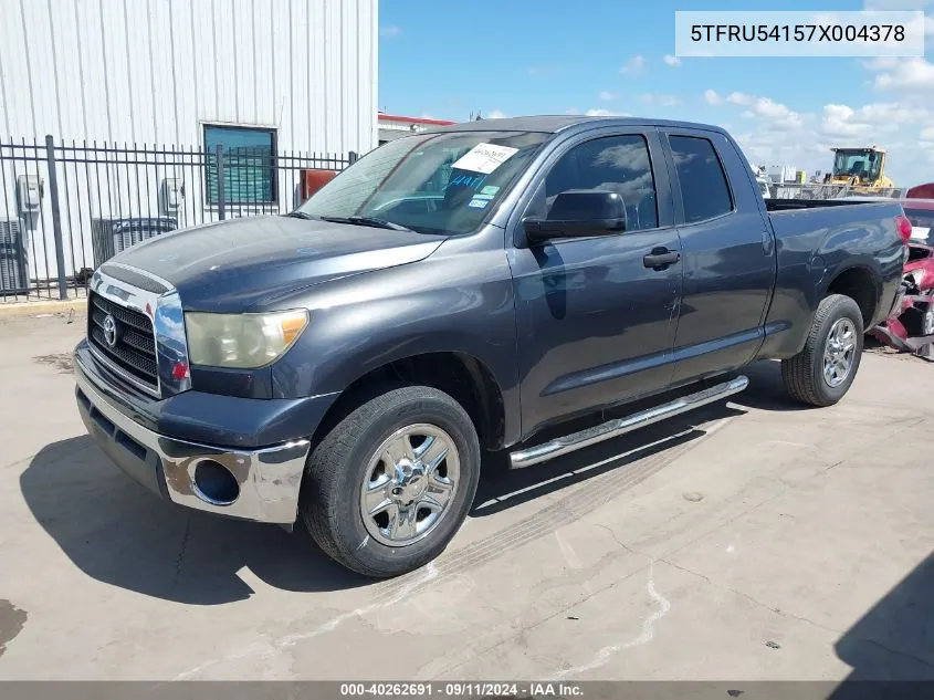 2007 Toyota Tundra Sr5 V6 VIN: 5TFRU54157X004378 Lot: 40262691