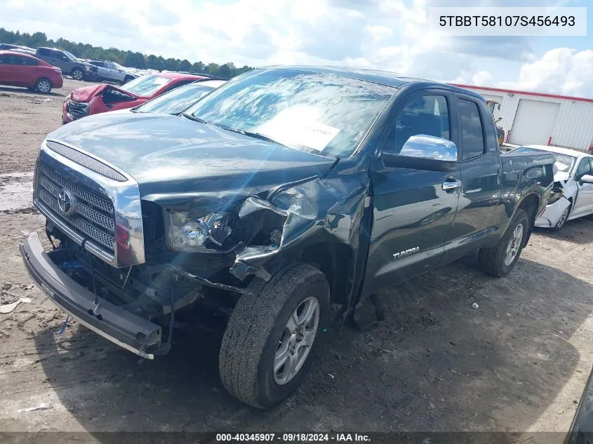 5TBBT58107S456493 2007 Toyota Tundra Limited 4.7L V8