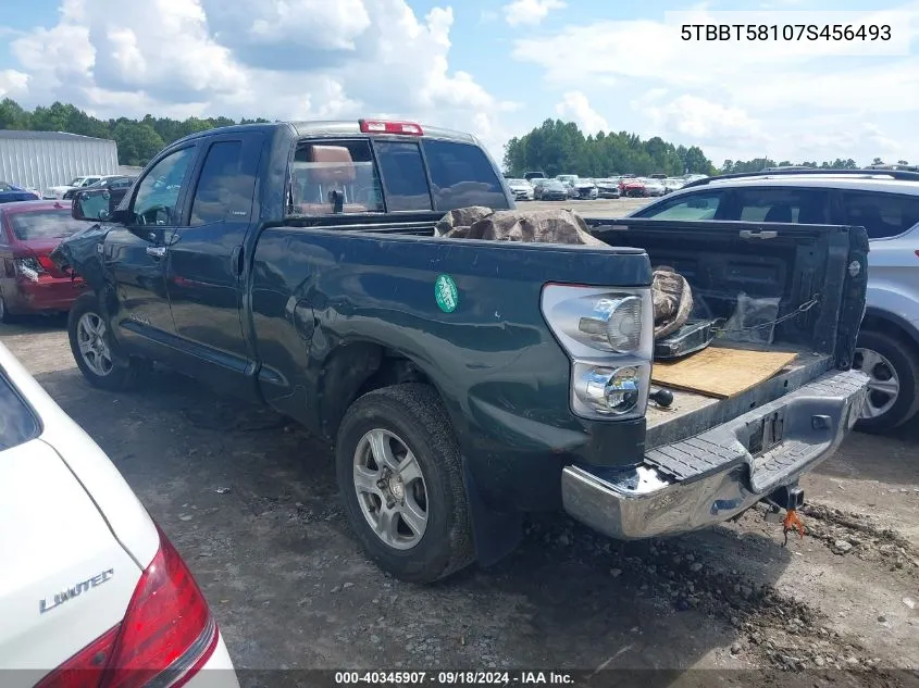 5TBBT58107S456493 2007 Toyota Tundra Limited 4.7L V8