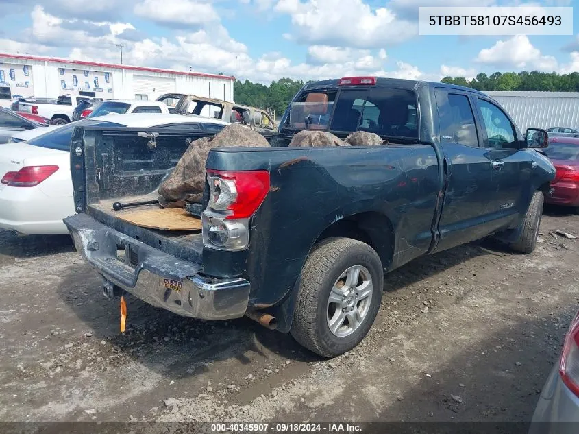 5TBBT58107S456493 2007 Toyota Tundra Limited 4.7L V8