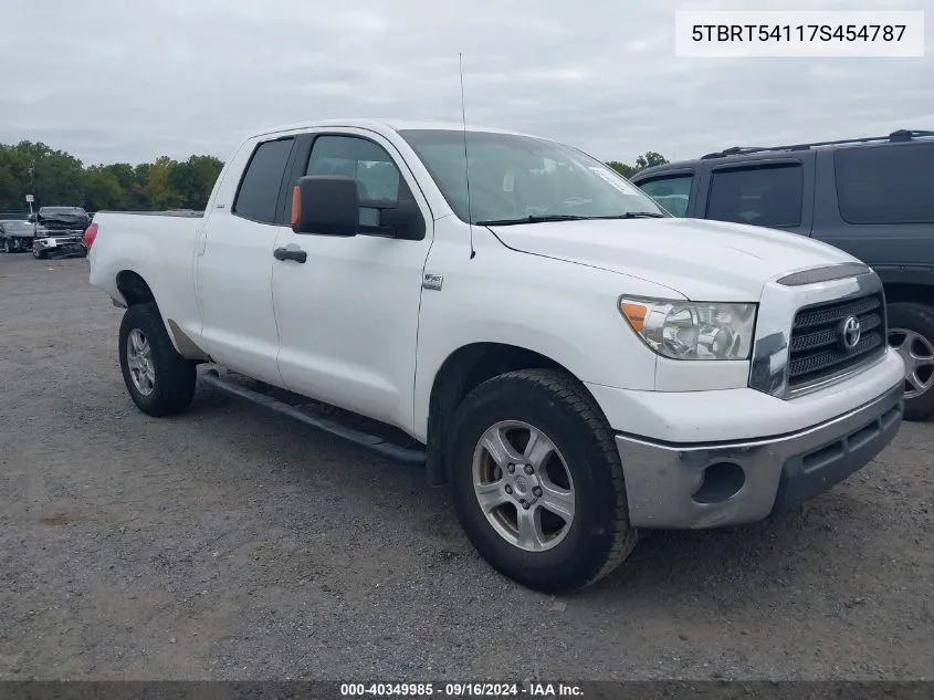 5TBRT54117S454787 2007 Toyota Tundra Sr5 4.7L V8