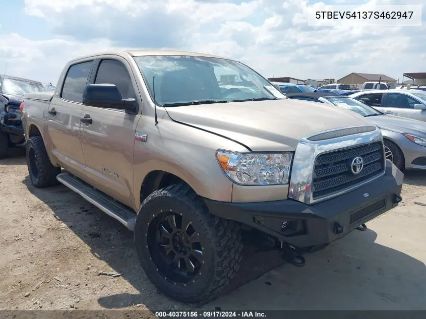 5TBEV54137S462947 2007 Toyota Tundra Sr5 5.7L V8