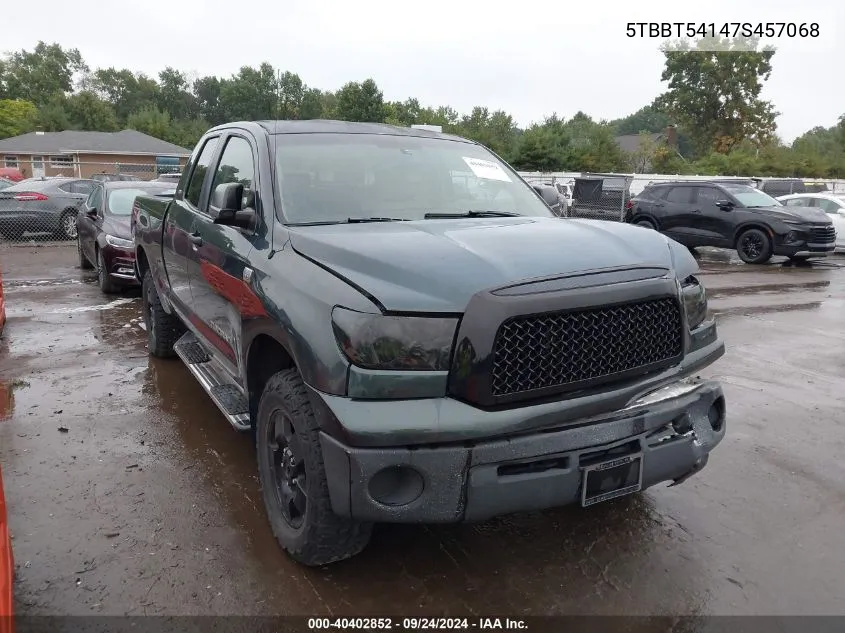 2007 Toyota Tundra Sr5 4.7L V8 VIN: 5TBBT54147S457068 Lot: 40402852