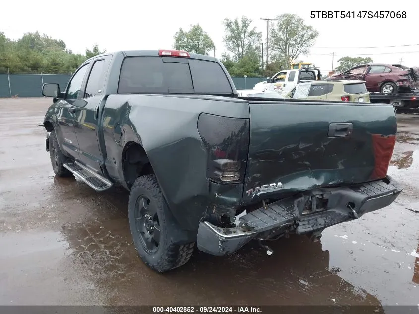 5TBBT54147S457068 2007 Toyota Tundra Sr5 4.7L V8