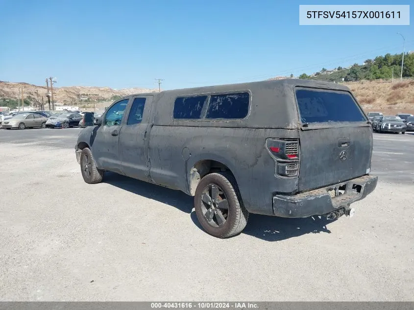 5TFSV54157X001611 2007 Toyota Tundra Sr5 5.7L V8