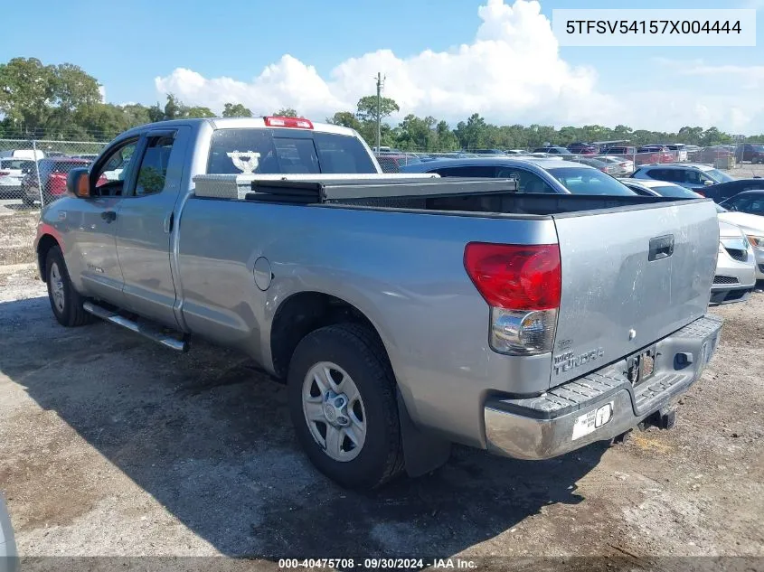 2007 Toyota Tundra Double Cab Sr5 VIN: 5TFSV54157X004444 Lot: 40475708