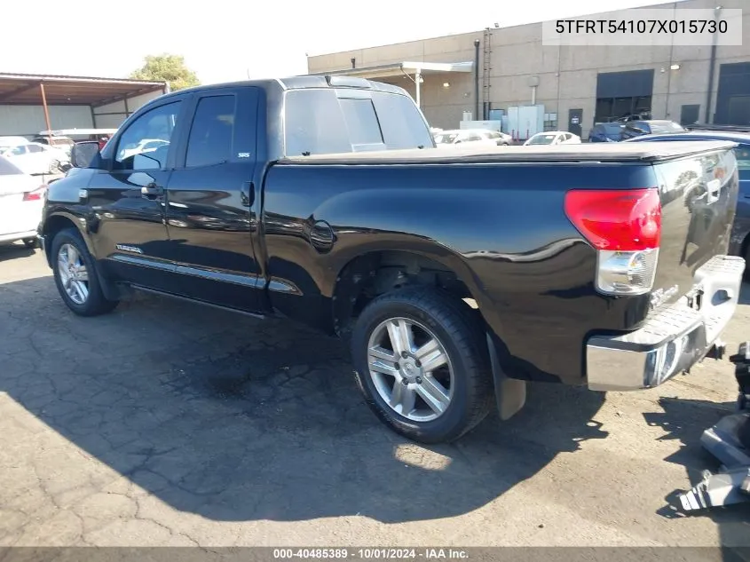 2007 Toyota Tundra Sr5 4.7L V8 VIN: 5TFRT54107X015730 Lot: 40485389