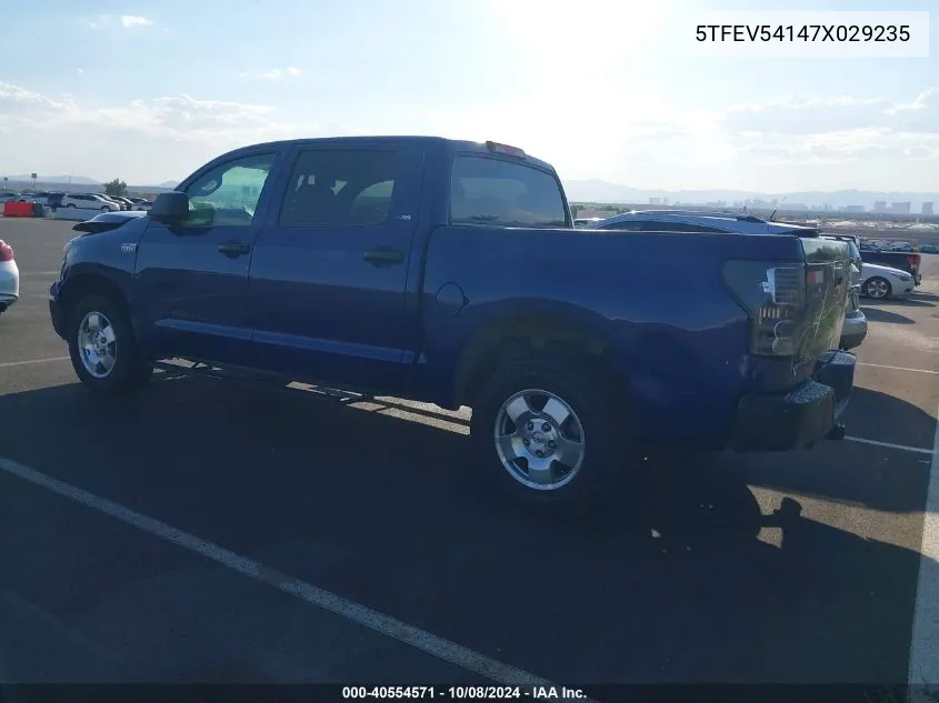 5TFEV54147X029235 2007 Toyota Tundra Sr5 5.7L V8