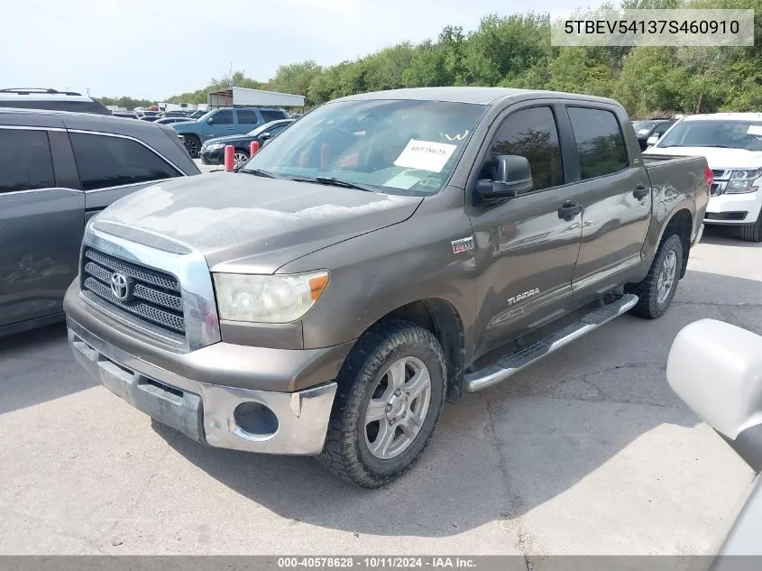 5TBEV54137S460910 2007 Toyota Tundra Sr5 5.7L V8