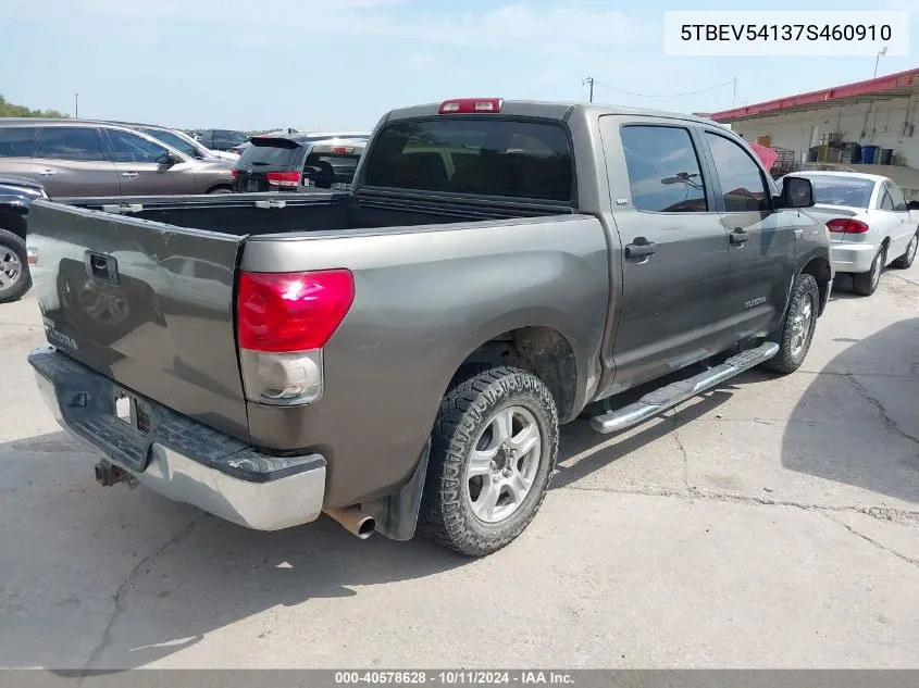 5TBEV54137S460910 2007 Toyota Tundra Sr5 5.7L V8