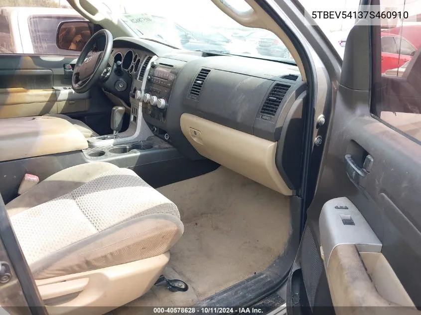 5TBEV54137S460910 2007 Toyota Tundra Sr5 5.7L V8