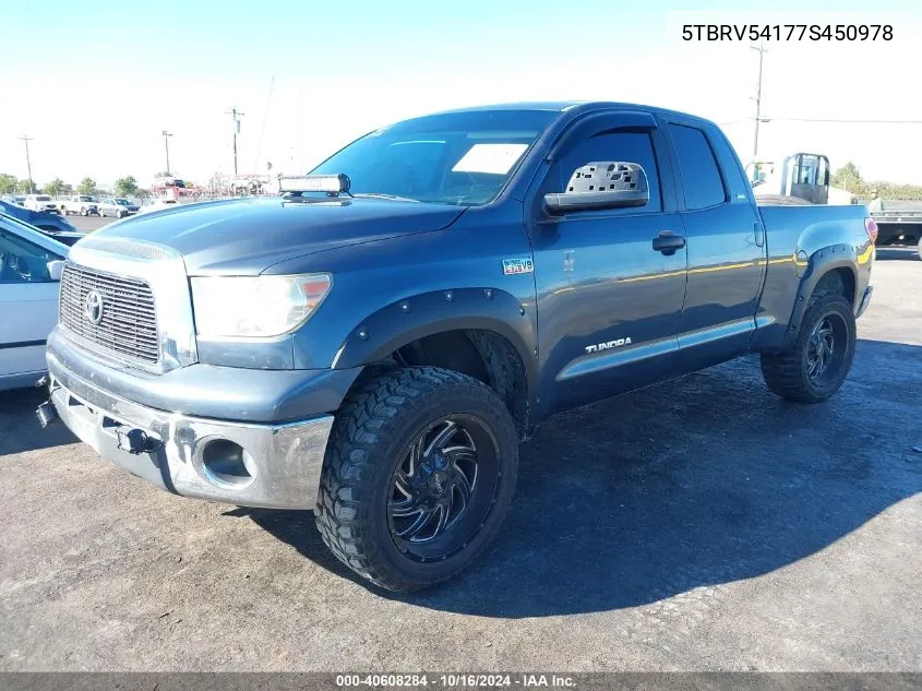 5TBRV54177S450978 2007 Toyota Tundra Sr5 V8