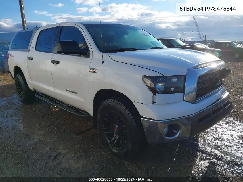 5TBDV54197S475844 2007 Toyota Tundra Sr5 5.7L V8