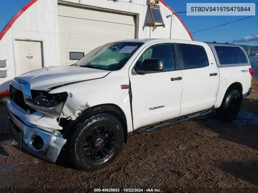 5TBDV54197S475844 2007 Toyota Tundra Sr5 5.7L V8