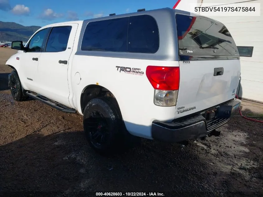 5TBDV54197S475844 2007 Toyota Tundra Sr5 5.7L V8