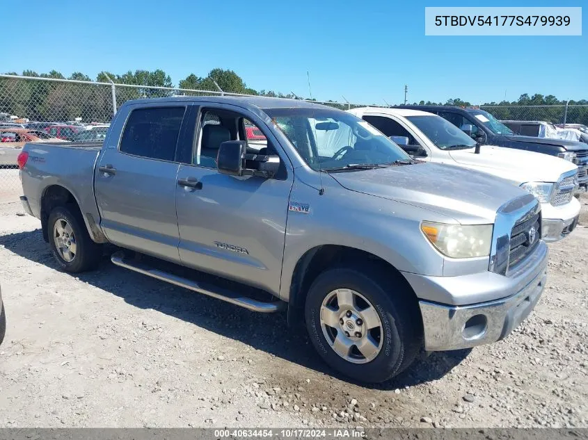 5TBDV54177S479939 2007 Toyota Tundra Sr5 5.7L V8