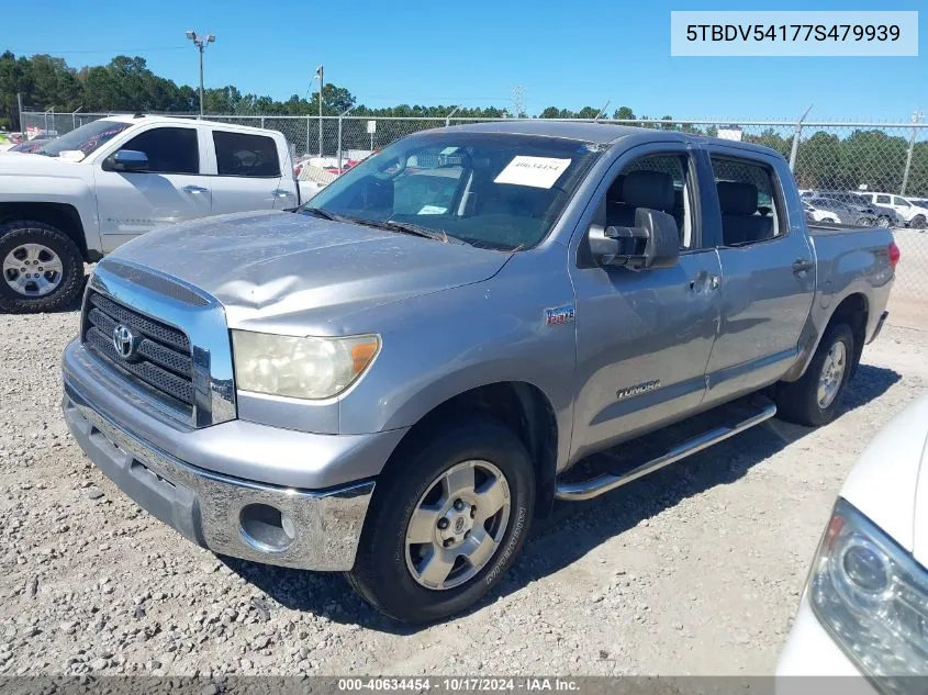 5TBDV54177S479939 2007 Toyota Tundra Sr5 5.7L V8