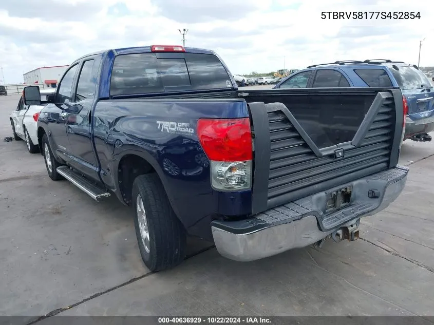 5TBRV58177S452854 2007 Toyota Tundra Limited 5.7L V8