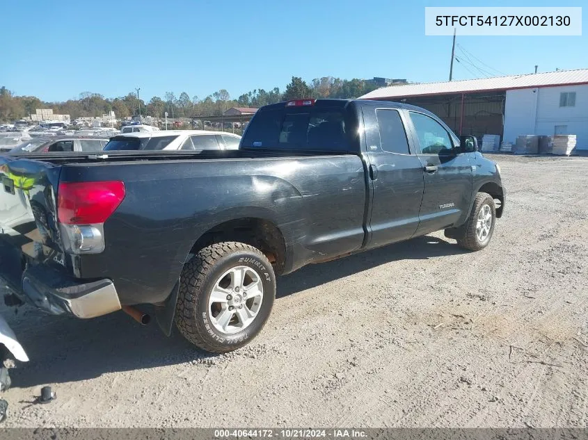 5TFCT54127X002130 2007 Toyota Tundra Sr5 4.7L V8